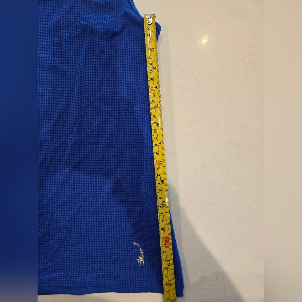 Lacoa Royal Blue Mesh Racerback Tank in XL - Picture 8 of 8